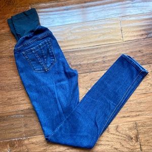 Maternity “Over the Belly” Jeans - Size Medium Long